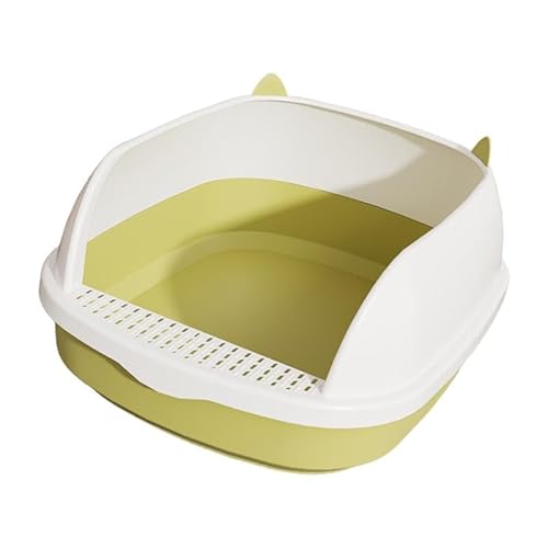 F Fityle Katzentoiletten für drinnen, Katzen, Katzentöpfchen, Toilette, Bettpfanne, Sandkasten, Katzentöpfchen, Haustiertoilette, Katzenbettpfanne für kleine, grün s F Fityle Katzentoiletten für drinnen, Katzen, Katzentöpfchen, Toilette, Bettpfanne, Sandkasten, Katzentöpfchen, Haustiertoilette, Katzenbettpfanne für kleine, grün s von F Fityle
