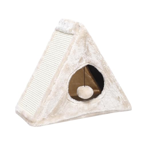 F Fityle Katzenzelt, Zeltspielzeug, interaktives Katzenspielzeug, faltbar, abnehmbares Katzenbett, weiches Plüsch mit Plüschball für Kätzchen, Hauskatzen, F Fityle Katzenzelt, Zeltspielzeug, interaktives Katzenspielzeug, faltbar, abnehmbares Katzenbett, weiches Plüsch mit Plüschball für Kätzchen, Hauskatzen, von F Fityle
