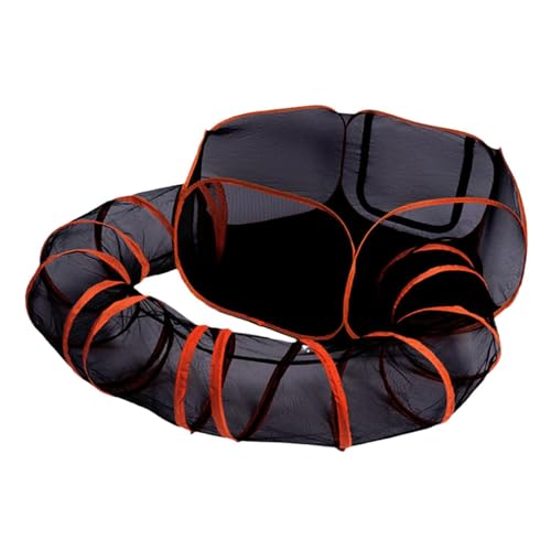 F Fityle Katzenzelt mit Kreis, Katzentunnel, Katzenlaufstall für draußen, interaktives Katzenspielzeug für Hauskatzen, für kleine Hunde, Katzen, Kleintiere, F Fityle Katzenzelt mit Kreis, Katzentunnel, Katzenlaufstall für draußen, interaktives Katzenspielzeug für Hauskatzen, für kleine Hunde, Katzen, Kleintiere, von F Fityle