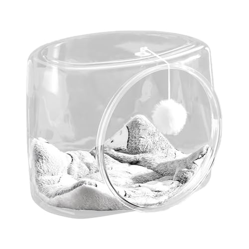 F Fityle Klares -Katzenbett, süßes Haustierbett, drinnen und draußen, Aktivitätszentrum, Katzenschlafen, DEN, Plüschkatze, spielt Ball für Kätzchen, Quadrat F Fityle Klares -Katzenbett, süßes Haustierbett, drinnen und draußen, Aktivitätszentrum, Katzenschlafen, DEN, Plüschkatze, spielt Ball für Kätzchen, Quadrat von F Fityle
