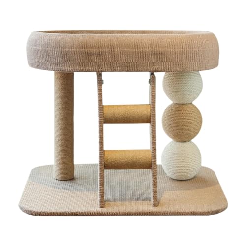 F Fityle Kleiner Kratzbaumturm mit Sitzstange für Hauskatzen, Kätzchen, Kratzbaum, Haustierbedarf, interaktives Spielzeug, Spielplatz, Eigentumswohnung F Fityle Kleiner Kratzbaumturm mit Sitzstange für Hauskatzen, Kätzchen, Kratzbaum, Haustierbedarf, interaktives Spielzeug, Spielplatz, Eigentumswohnung von F Fityle