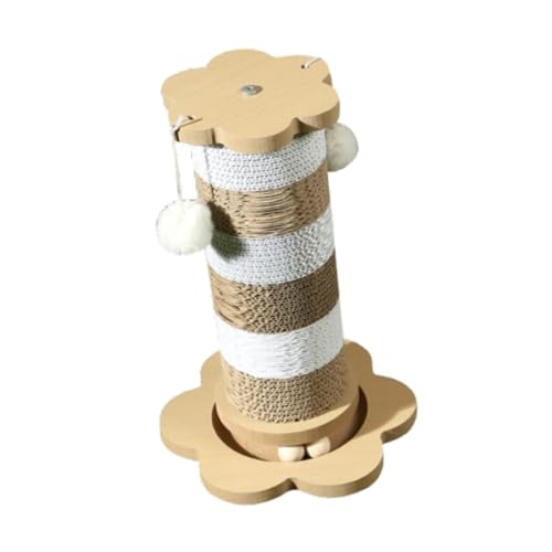 F Fityle Kratzbaum für Hauskatzen, Katzenspielzeug, für alle Jahreszeiten, mit hängenden Bällen, Sisal-Kratzbaum für Kätzchen und Katzen F Fityle Kratzbaum für Hauskatzen, Katzenspielzeug, für alle Jahreszeiten, mit hängenden Bällen, Sisal-Kratzbaum für Kätzchen und Katzen von F Fityle