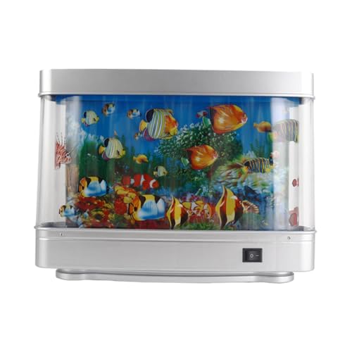 F Fityle Künstliche Aquarium-Dekorationslampe, Raumdekoration, LED-Leuchten, künstliche Tropische Landschaft für Wohnzimmer von F Fityle