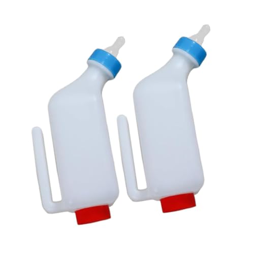 F Fityle Lamm Pflegeflasche Fütterung Premium Farm Trinkausrüstung Schafmilchflasche 800 ml für kleine Tierkuh kleines Tier, 2 StÜck von F Fityle