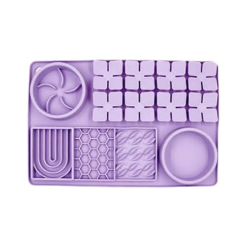 F Fityle Langsamer Futterspender und Leckmatte für Hunde, Futterspender-Pad, langsame Futter-Leckmatte, Geruchstraining für Kleintiere, Heimtierbedarf, Lila F Fityle Langsamer Futterspender und Leckmatte für Hunde, Futterspender-Pad, langsame Futter-Leckmatte, Geruchstraining für Kleintiere, Heimtierbedarf, Lila von F Fityle