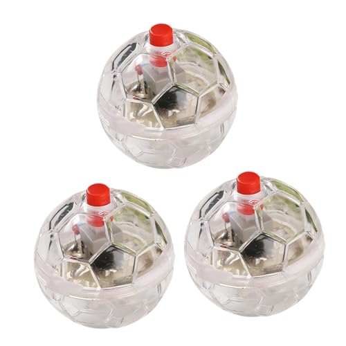 F Fityle Leuchtender Haustierball, LED-leuchtender Haustierball, Aktivitätsversorgung, Blinkender LED-Trainingsball, aktivierter leuchtender Haustierball für, 3 Stück F Fityle Leuchtender Haustierball, LED-leuchtender Haustierball, Aktivitätsversorgung, Blinkender LED-Trainingsball, aktivierter leuchtender Haustierball für, 3 Stück von F Fityle