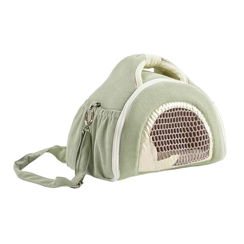 F Fityle Meerschweinchen -Trägerbeutel tragbares Reisende kleine Tiere mit Netzfenster für Frettchen Mäuse Igel Chinchilla, GrÜn von F Fityle