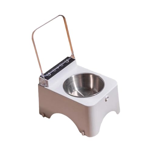 F Fityle Neigte hochgezogene Katzenschüssel Snack Behälter Auto Open Cover Katzen Hundefutter Feeder abnehmbare Haustierschale für Innenkatzen, Edelstahlschüssel F Fityle Neigte hochgezogene Katzenschüssel Snack Behälter Auto Open Cover Katzen Hundefutter Feeder abnehmbare Haustierschale für Innenkatzen, Edelstahlschüssel von F Fityle