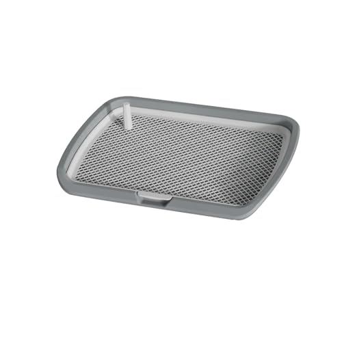 F Fityle Netz-Trainingstoiletten-Töpfchen-Tablett, Hunde-Töpfchenunterlage, hält Pfoten und Böden sauber mit Tablett, Netzgittern, Haustier-Trainingstoilette, grau F Fityle Netz-Trainingstoiletten-Töpfchen-Tablett, Hunde-Töpfchenunterlage, hält Pfoten und Böden sauber mit Tablett, Netzgittern, Haustier-Trainingstoilette, grau von F Fityle