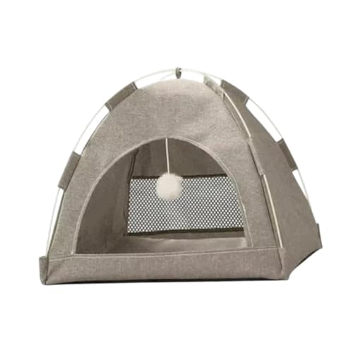 F Fityle Pet Cat Tent Welpen Zelt Zelt Weiche Mattenzubehör Klappende Nest Hundehaus Haustier Zeltbett für Kaninchen außerhalb der Terrasse kleine Tiere, Grau F Fityle Pet Cat Tent Welpen Zelt Zelt Weiche Mattenzubehör Klappende Nest Hundehaus Haustier Zeltbett für Kaninchen außerhalb der Terrasse kleine Tiere, Grau von F Fityle