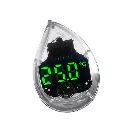 F Fityle Präzises LED-Display für Aquarien, Genauigkeit bei der Temperaturmessung, Klar von F Fityle