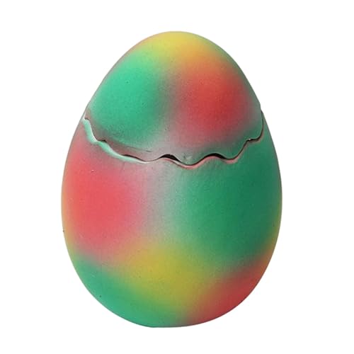 F Fityle Hundespielzeug Dino Egg, Hund Kauen Spielzeug Quietschen Pop-up Dinosaurier Ei, Quietschendes Dinosaurier Ei Spielzeug Training für Haustiere, Hunde, Kleine Welpen, Orange und Grün F Fityle Hundespielzeug Dino Egg, Hund Kauen Spielzeug Quietschen Pop-up Dinosaurier Ei, Quietschendes Dinosaurier Ei Spielzeug Training für Haustiere, Hunde, Kleine Welpen, Orange und Grün von F Fityle