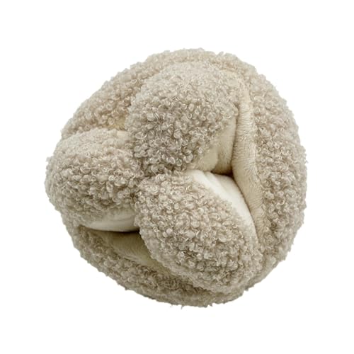 F Fityle Quietschendes Spielzeug für Hunde, Plüschball für Haustiere, Training, leicht, Heimtierbedarf, bissfest, Kauspielzeug für Welpen, interaktives Spielen, Hellbraun F Fityle Quietschendes Spielzeug für Hunde, Plüschball für Haustiere, Training, leicht, Heimtierbedarf, bissfest, Kauspielzeug für Welpen, interaktives Spielen, Hellbraun von F Fityle
