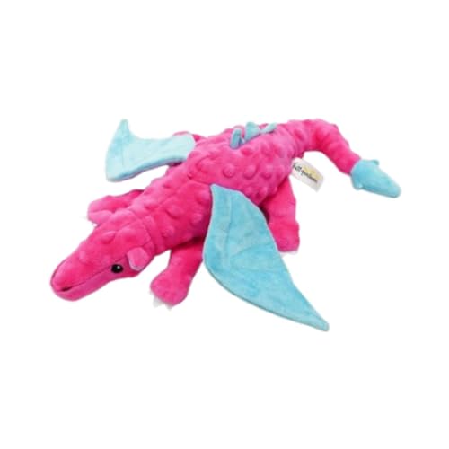 F Fityle Quietschspielzeug für Hunde, Kuscheltiere, Kauspielzeug, Drache, quietschendes Hundespielzeug, bissfest, für Aggressive Kauer, Hunde, Rose Rot F Fityle Quietschspielzeug für Hunde, Kuscheltiere, Kauspielzeug, Drache, quietschendes Hundespielzeug, bissfest, für Aggressive Kauer, Hunde, Rose Rot von F Fityle