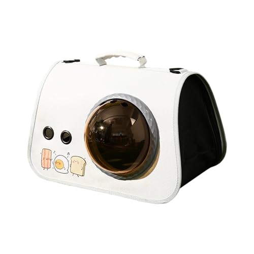 F Fityle Reisetragetasche für Haustiere, Welpentragetasche, transparente Raumkapsel-Handtasche, Katzentragetasche, Katzentragetasche zum Wandern, Katzen, von F Fityle
