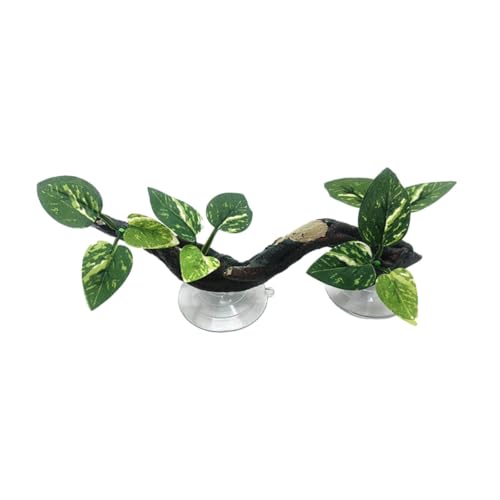 F Fityle Reptilien Pflanzen Gecko Pflanze Ornament Aquarium Krabbe Dekor Geckos Amphibien Eidechse Schlange Klettern Ecke Zweig, Gefleckte Blätter F Fityle Reptilien Pflanzen Gecko Pflanze Ornament Aquarium Krabbe Dekor Geckos Amphibien Eidechse Schlange Klettern Ecke Zweig, Gefleckte Blätter von F Fityle