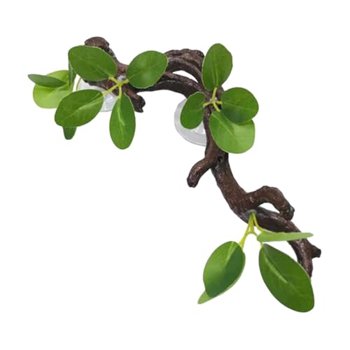 F Fityle Reptilien Pflanzen Gecko Pflanze Ornament Aquarium Krabbe Dekor Geckos Amphibien Eidechse Schlange Klettern Ecke Zweig, Grüne Blätter F Fityle Reptilien Pflanzen Gecko Pflanze Ornament Aquarium Krabbe Dekor Geckos Amphibien Eidechse Schlange Klettern Ecke Zweig, Grüne Blätter von F Fityle
