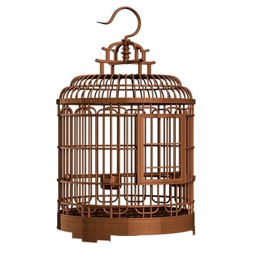 F Fityle Retro-Vogelkäfig, Nest, Heimtierbedarf, großer hängender Vogelkäfig, Papageienkäfig für Finken, Sittiche, Kakadus, kleine Vögel, Graupapageien, D F Fityle Retro-Vogelkäfig, Nest, Heimtierbedarf, großer hängender Vogelkäfig, Papageienkäfig für Finken, Sittiche, Kakadus, kleine Vögel, Graupapageien, D von F Fityle