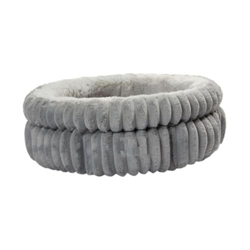 F Fityle Rundes Hundebett, selbstwärmendes Haustierbett, weicher Herbst-Winter-Zwinger, Schlummer-Hundekissenbett, Haustier-Katzennest für Welpen, Grau 60cmx60cmx20cm F Fityle Rundes Hundebett, selbstwärmendes Haustierbett, weicher Herbst-Winter-Zwinger, Schlummer-Hundekissenbett, Haustier-Katzennest für Welpen, Grau 60cmx60cmx20cm von F Fityle