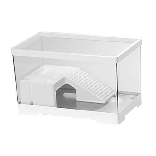 F Fityle Schildkrötenbecken Schildkrötenhabitat Zubehör Schildkrötengehäuse Box Versteck Bodenentwässerung Schildkrötenterrarium Schildkrötengehege Starter, mittelweiß F Fityle Schildkrötenbecken Schildkrötenhabitat Zubehör Schildkrötengehäuse Box Versteck Bodenentwässerung Schildkrötenterrarium Schildkrötengehege Starter, mittelweiß von F Fityle