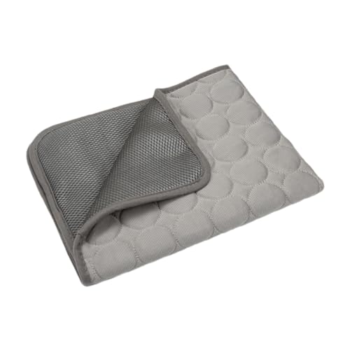 F Fityle Schlafmatte für Hunde und Katzen, Kühlmatte für Haustiere, Hundebettmatte für kleine Hunde, Kühlkissen für Sommersofa-Bodenbetten, Hellgrau F Fityle Schlafmatte für Hunde und Katzen, Kühlmatte für Haustiere, Hundebettmatte für kleine Hunde, Kühlkissen für Sommersofa-Bodenbetten, Hellgrau von F Fityle