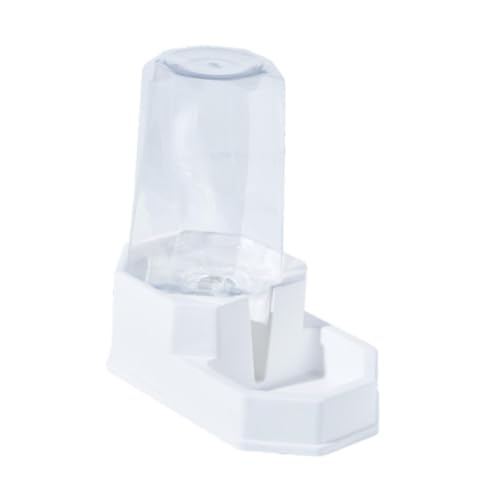 F Fityle Schwerkraft-Futterspender, Wasserspender, 3,6 l, automatischer Futterspender, große Kapazität, Futterstation, Wassertrinkwasserspender für Haustiere, Weiß F Fityle Schwerkraft-Futterspender, Wasserspender, 3,6 l, automatischer Futterspender, große Kapazität, Futterstation, Wassertrinkwasserspender für Haustiere, Weiß von F Fityle