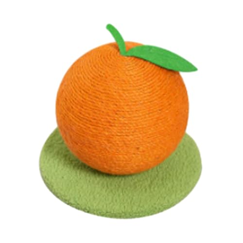 F Fityle Sisal-Kratzbaum, Katzenkratzball, Übung, Krallenschleifen, Kletterbaum, verschleißfest, Katzenkratzbaum, Kratzspielzeug, Orange F Fityle Sisal-Kratzbaum, Katzenkratzball, Übung, Krallenschleifen, Kletterbaum, verschleißfest, Katzenkratzbaum, Kratzspielzeug, Orange von F Fityle