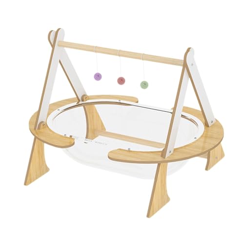 F Fityle Space Clear Capsule Katzenbett, halbgeschlossenes Katzennest, Schlummerunterschlupf für Katzen, erhöhtes transparentes Katzenbett aus Holz für F Fityle Space Clear Capsule Katzenbett, halbgeschlossenes Katzennest, Schlummerunterschlupf für Katzen, erhöhtes transparentes Katzenbett aus Holz für von F Fityle