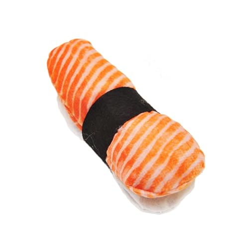 F Fityle Sushi-Katzenminzenspielzeug, interaktives Katzenspielzeug, Kätzchenspielzeug, süß, weich, Kätzchenbeißzubehör, Plüschspielzeug für Haustiere, Lachs F Fityle Sushi-Katzenminzenspielzeug, interaktives Katzenspielzeug, Kätzchenspielzeug, süß, weich, Kätzchenbeißzubehör, Plüschspielzeug für Haustiere, Lachs von F Fityle
