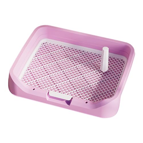 F Fityle Töpfchenunterlage für Hunde, Hundetoilette, bequem, mit abnehmbarem Pfosten, Toilettentrainingshalter für Haustiere, Trainingstoilette, Töpfchenablage, ROSA F Fityle Töpfchenunterlage für Hunde, Hundetoilette, bequem, mit abnehmbarem Pfosten, Toilettentrainingshalter für Haustiere, Trainingstoilette, Töpfchenablage, ROSA von F Fityle