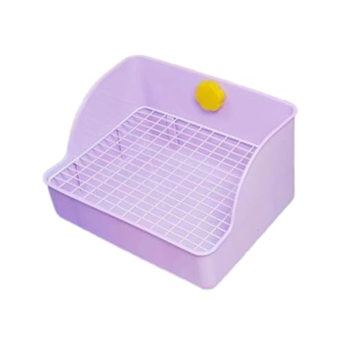 F Fityle Toilette für Kaninchen, Käfigeinrichtung mit Gitter, Spritzschutz für Kleintiere, Violett F Fityle Toilette für Kaninchen, Käfigeinrichtung mit Gitter, Spritzschutz für Kleintiere, Violett von F Fityle