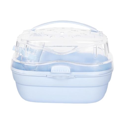 F Fityle Tragbarer Hamsterträger Cage Atmungsfreies leichtes Leicht für Hedgehog -Maus 360 ° in Wasserflasche eingebaut, Blau F Fityle Tragbarer Hamsterträger Cage Atmungsfreies leichtes Leicht für Hedgehog -Maus 360 ° in Wasserflasche eingebaut, Blau von F Fityle