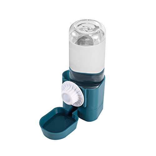 F Fityle Tragbarer Welpen-Katzen-Hängekäfig-Wasserspender-Trinkbrunnen mit praktischem Design, Blau von F Fityle