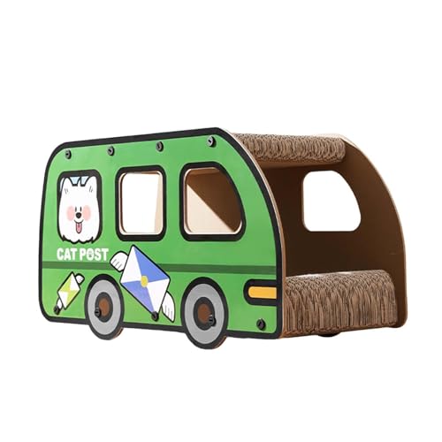 F Fityle Truck Cat House Kratzbrett, Katzenkratzbrett, tragbares großes Katzenbett, Haustierbedarf, Katzenkratzpad für kleine und mittelgroße Katzen, Bus F Fityle Truck Cat House Kratzbrett, Katzenkratzbrett, tragbares großes Katzenbett, Haustierbedarf, Katzenkratzpad für kleine und mittelgroße Katzen, Bus von F Fityle