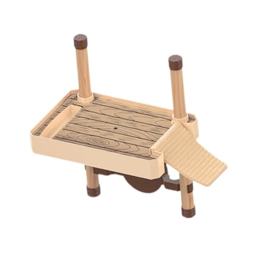 F Fityle Turtle Pier Float Reptile Island, funktional, dekorativ, Sonnenplattform, Aquarium, Schildkröten-Dock zum Sonnenbaden, L F Fityle Turtle Pier Float Reptile Island, funktional, dekorativ, Sonnenplattform, Aquarium, Schildkröten-Dock zum Sonnenbaden, L von F Fityle