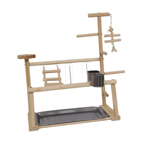 F Fityle Vogel-Spielständer, Papageien-Spielplatz, Papageien-Sitzstangen, hölzerner Papageien-Spielständer, Vogel-Spiel-Turnhallen-Ständer für Turteltauben, F Fityle Vogel-Spielständer, Papageien-Spielplatz, Papageien-Sitzstangen, hölzerner Papageien-Spielständer, Vogel-Spiel-Turnhallen-Ständer für Turteltauben, von F Fityle