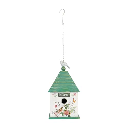 F Fityle Vogelhäuser für draußen, Nistkasten-Ornament, rustikal, für die Außendekoration, mehrzweckiges dekoratives hängendes Vogelhaus für den Garten F Fityle Vogelhäuser für draußen, Nistkasten-Ornament, rustikal, für die Außendekoration, mehrzweckiges dekoratives hängendes Vogelhaus für den Garten von F Fityle