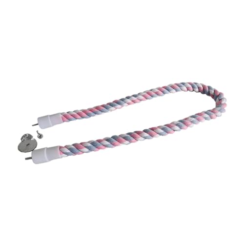 F Fityle Vogelseilspielzeug, Käfigzubehör, hängender Papageienständer, Papageienkletterseil, Vogelkäfigspielzeug für Unzertrennliche, Wellensittiche, Sittiche, 72cm F Fityle Vogelseilspielzeug, Käfigzubehör, hängender Papageienständer, Papageienkletterseil, Vogelkäfigspielzeug für Unzertrennliche, Wellensittiche, Sittiche, 72cm von F Fityle