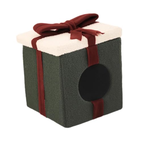F Fityle Weihnachtskatzenbetten, Katzenwohnungen, Zelte, warmes Höhlennest, Haustier- in Form Einer Weihnachtshöhle, Katzenversteck für Hunde und, GrÜn F Fityle Weihnachtskatzenbetten, Katzenwohnungen, Zelte, warmes Höhlennest, Haustier- in Form Einer Weihnachtshöhle, Katzenversteck für Hunde und, GrÜn von F Fityle