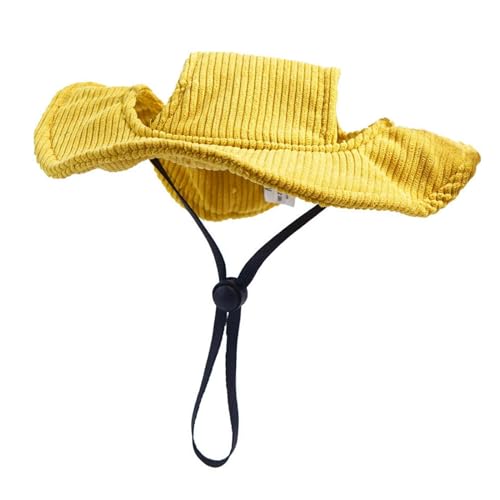 F Fityle Welpen-Sonnenhut, süßer Haustier-Eimerhut, verstellbare Sonnenblende, Cord-Hundehut, Outdoor-Hut für Wandern, Sommer, Outdoor-Sport, L gelb F Fityle Welpen-Sonnenhut, süßer Haustier-Eimerhut, verstellbare Sonnenblende, Cord-Hundehut, Outdoor-Hut für Wandern, Sommer, Outdoor-Sport, L gelb von F Fityle