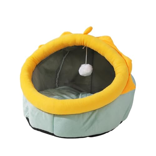 F Fityle Winter warme Katzenbetten Haustier mit abnehmbarem Kissen Herbst Winter gemütliche langlebige Zwinger kleine Hunde Haustierbett für Kätzchen, m F Fityle Winter warme Katzenbetten Haustier mit abnehmbarem Kissen Herbst Winter gemütliche langlebige Zwinger kleine Hunde Haustierbett für Kätzchen, m von F Fityle