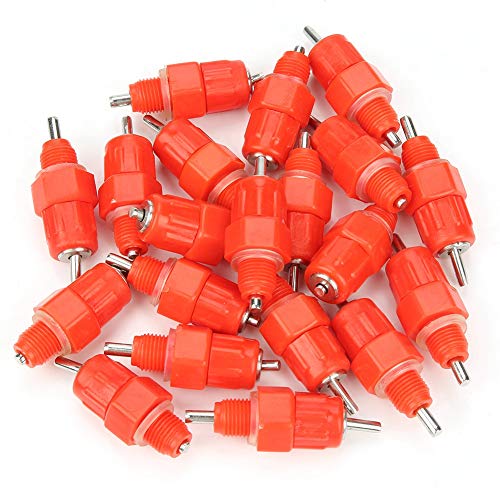 20er-Pack automatische Wassernippeltränken für Nutztiere – einschraubbarer Typ für Wasserspender für Hühner, Enten und Geflügel 20er-Pack automatische Wassernippeltränken für Nutztiere – einschraubbarer Typ für Wasserspender für Hühner, Enten und Geflügel von F&Y