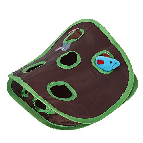 F&Y Faltbares Katzenspielzeug – 9-Loch-Popup-Mausjagd mit Glockenball – interaktives Jagdspielzeug für Katzen und Kätzchen F&Y Faltbares Katzenspielzeug – 9-Loch-Popup-Mausjagd mit Glockenball – interaktives Jagdspielzeug für Katzen und Kätzchen von F&Y