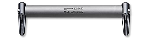 F. DICK Unterhauer doppelseitig (ø 4 mm, Länge 120 mm, Werkzeug zur Hufbearbeitung, aus geschmiedetem Stahl, Hufschmied Werkzeug) 62458000 von F. DICK