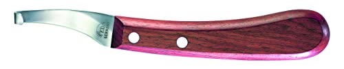 F.DICK Hufmesser Ascot-Curved (Gekröpft Rechts-Kurz-Schmal; Griff Palisanderholz; Carbonstahl; Klinge: 65 mm) 62465000 von F. DICK