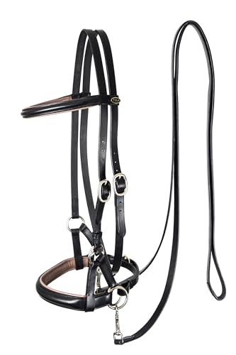 F.R.A. Pardoes de Luxe/Side Pull, schwarz grau, Größe: Pferd F.R.A. Pardoes de Luxe/Side Pull, schwarz grau, Größe: Pferd von F.R.A.