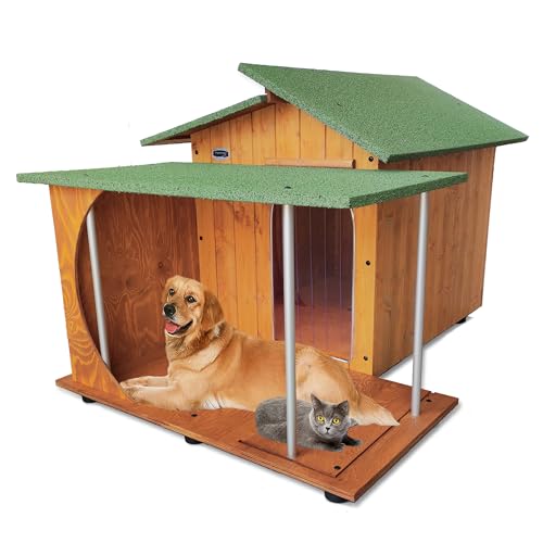 ORIGINAL LEGNO Hundehütten Hundehaus Hundehöhle mit Veranda Aus Massiv Holz Echtholz Geshenk THERMOVORHANG Made in Italy Mod. Alpi D - Deutscher Schäferhund 102x146xH95 ORIGINAL LEGNO Hundehütten Hundehaus Hundehöhle mit Veranda Aus Massiv Holz Echtholz Geshenk THERMOVORHANG Made in Italy Mod. Alpi D - Deutscher Schäferhund 102x146xH95 von ORIGINAL LEGNO