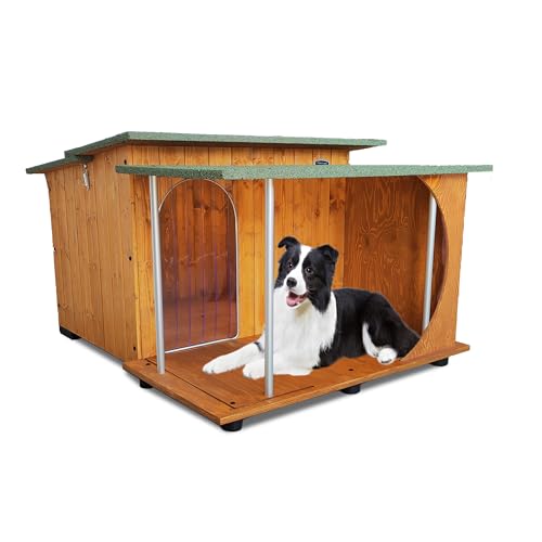 ORIGINAL LEGNO Hundehütten Hundehaus Hundehöhle mit Veranda Aus Massiv Holz Echtholz Geshenk THERMOVORHANG Made in Italy Mod. Italy C - Setter 93x105xH65 ORIGINAL LEGNO Hundehütten Hundehaus Hundehöhle mit Veranda Aus Massiv Holz Echtholz Geshenk THERMOVORHANG Made in Italy Mod. Italy C - Setter 93x105xH65 von ORIGINAL LEGNO