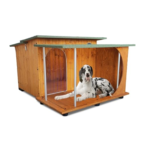 ORIGINAL LEGNO Hundehütten Hundehaus Hundehöhle mit Veranda Aus Massiv Holz Echtholz Geshenk THERMOVORHANG Made in Italy Mod. Italy E - Deutsche Dogge 121x140xH86 ORIGINAL LEGNO Hundehütten Hundehaus Hundehöhle mit Veranda Aus Massiv Holz Echtholz Geshenk THERMOVORHANG Made in Italy Mod. Italy E - Deutsche Dogge 121x140xH86 von ORIGINAL LEGNO