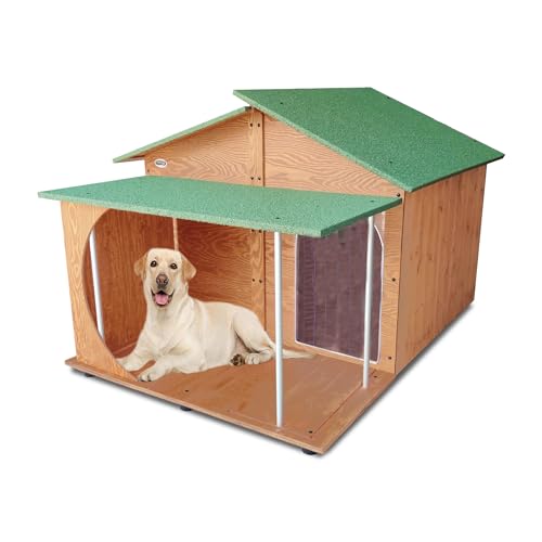 ORIGINAL LEGNO Hundehütten Hundehaus mit Veranda Hundehöhle Aus Massiv Holz Echtholz Geshenk THERMOVORHANG Made in Italy Mod. XXXL - Extra Large ORIGINAL LEGNO Hundehütten Hundehaus mit Veranda Hundehöhle Aus Massiv Holz Echtholz Geshenk THERMOVORHANG Made in Italy Mod. XXXL - Extra Large von ORIGINAL LEGNO
